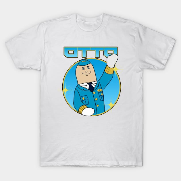 Airplane Otto T-Shirt by Angel arts